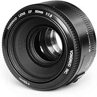 YONGNUO YN50mm F1.8 Standard Prime Lens Large Aperture Auto Focus Lens for Canon EF Mount Rebel DSLR Camera