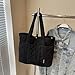 Imagen de Makukke Puffer Tote Bag Bolsa acolchada Estética Señoras Bolso Hombro con Múltiples Compartimentos Grande Shopper Acolchada Bolsa Bolsa Hombro para Trabajo Oficina Viajar Compras Escuela