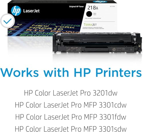 Image of HP 218A (W2180AQ1) Original Cartridge Toner CMYK 4-Pk for 3201 /3301 Series