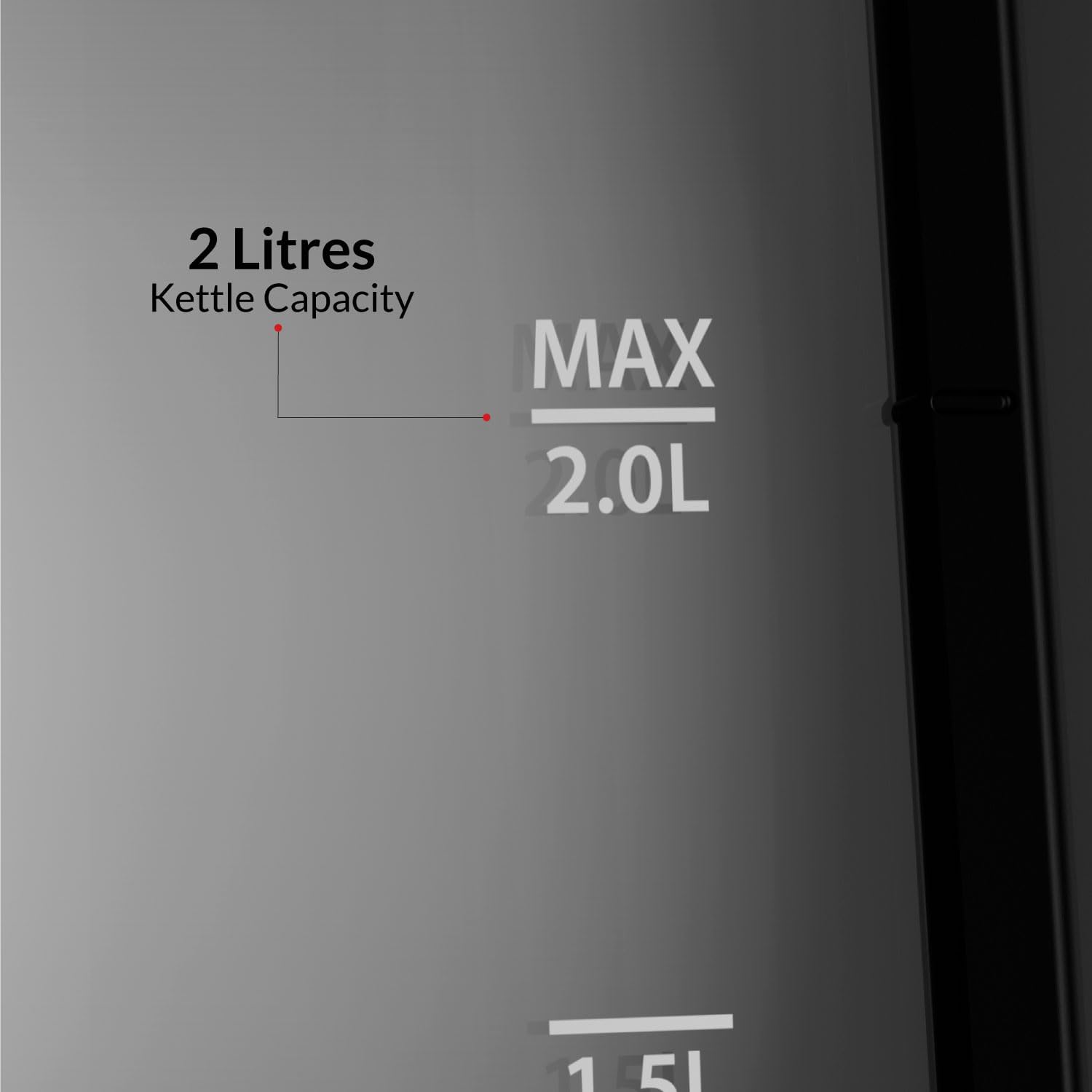 Feller Germany 2200W 2-in-1 Glass Tea Maker + Electric Kettle, UK STRIX Controller, German Glass Technology, TS600, 2Y Guarantee, Stainless Steel-UAE Version (Gold)