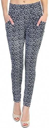 ToBeInStyle Women's Assorted Print Relaxed Harem & Palazzo Pants4
