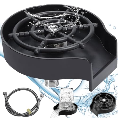 La mejor selección de Accesorios para tarja - 5 favoritos. 48 Rinserto de Vidrio para Fregadero de Cocina, Accesorio de Fregadero Limpiador de Vidrio, Arandela de Botellas, Lavadora de Vasos de Botellas para Accesorio de Fregadero Enjuague...