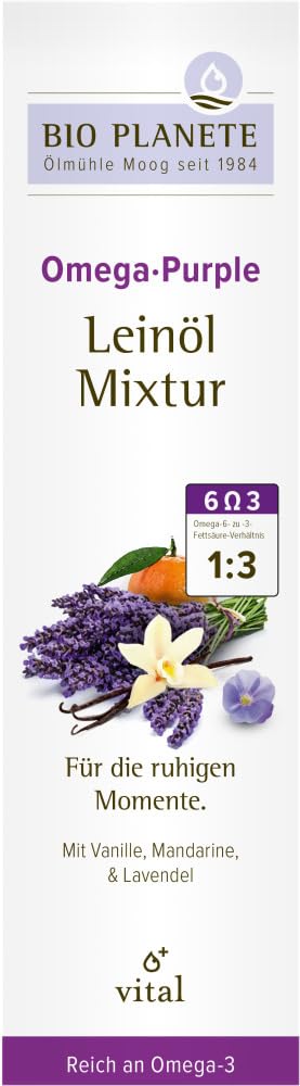 Bio Planete Omega Purple Leinöl-Mixtur (6 x 0,10 l)