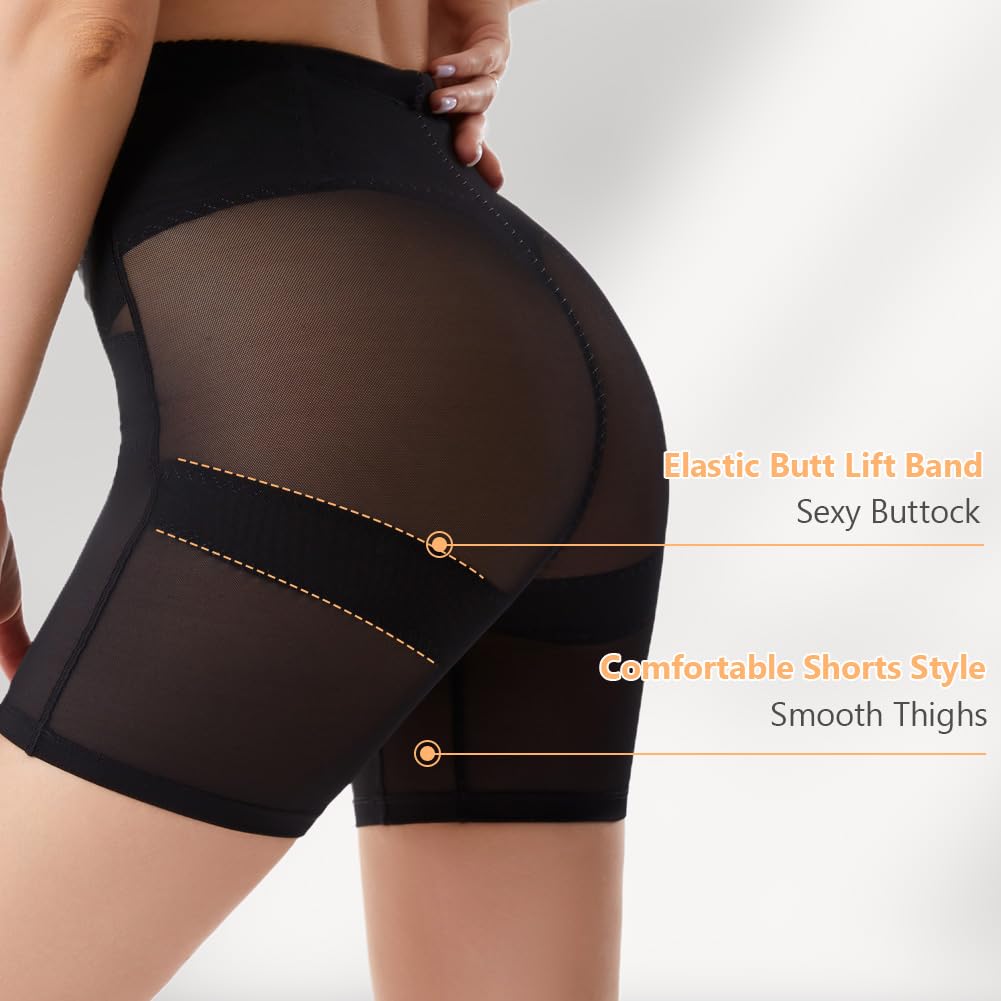 DiULi Damska bielizna wyszczuplająca, wysoka talia, wyszczuplające brzuch, body Shaper z nogawkami, mocno formujące majtki gorsetowe, ujędrniające ciało i oddychające
