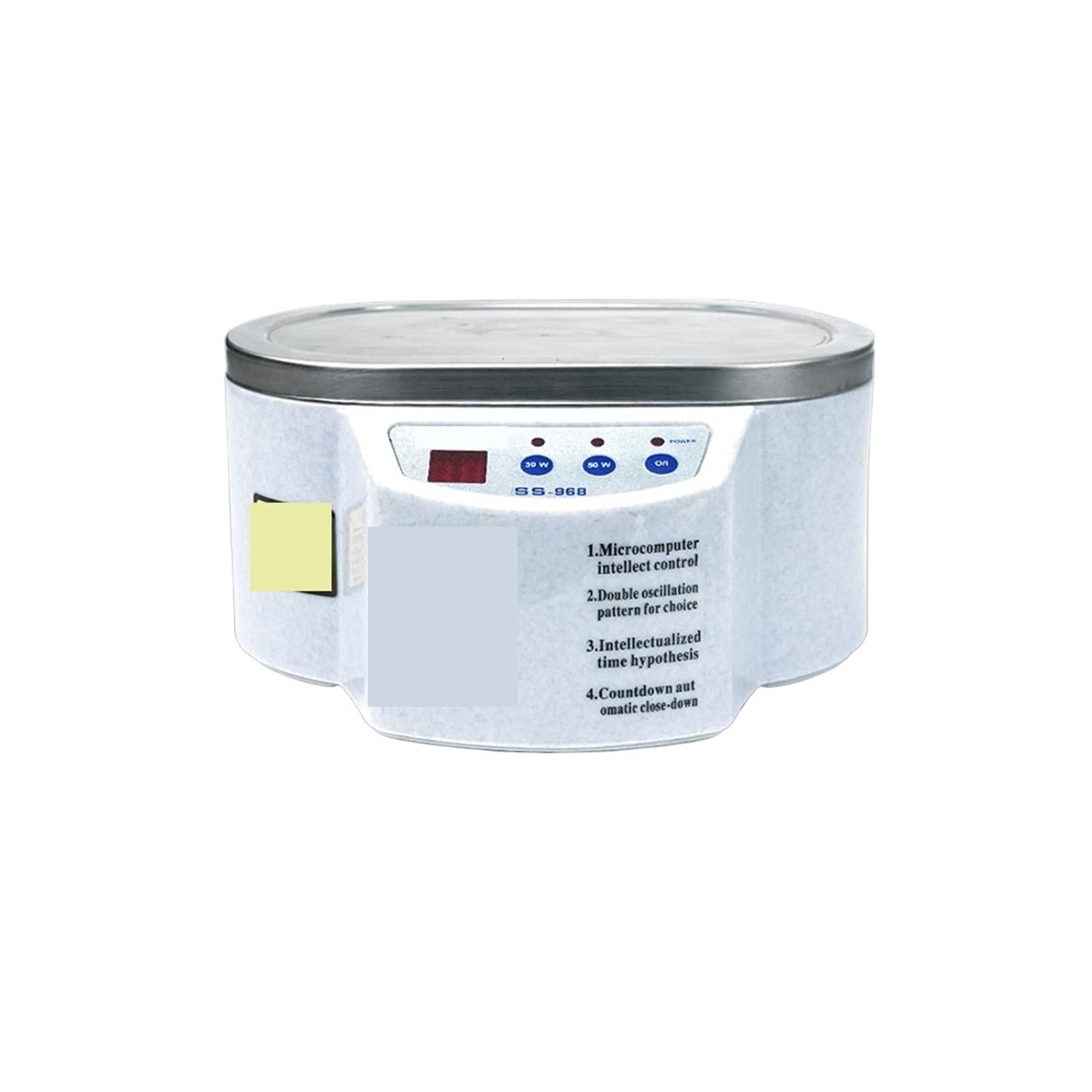 Nettoyeur à ultrasons Machine De Nettoyage À Ultrasons 30/50W, Nettoyeur Numérique, Bain Vibrations Double Fréquence, Pièces Bijoux, Substrat Lunettes pour le