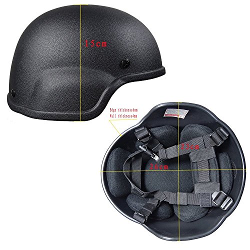ATAIRSOFT Rails Latéraux Tactiques Pour Casque ACH, MICH, PASGT - Accessoires Airsoft Haute Qualité