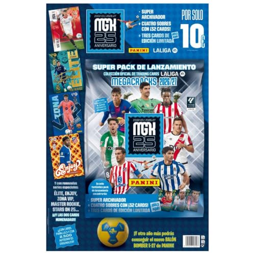 Ălbum Megacracks 2026 2027 Super Pack de Lanzamiento LaLiga Panini