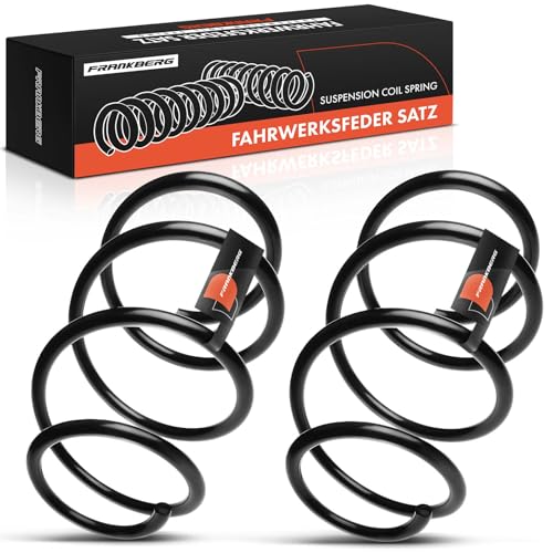 Frankberg 2x Coil Spring Front axle Left Right Compatible with 3 Series E46 328 330 1998-2007 3 Series Touring E46 328 330 1999-2005