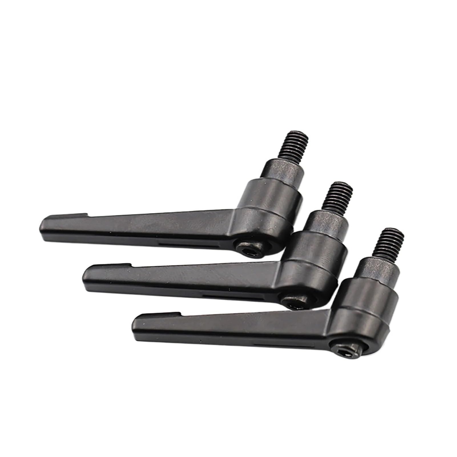 ZUVNIK Adjustable Clamping Lever Handles M6 Adjustable Locking Handle Screw/7-Shaped Ratchet Handle/L-Shaped Quick Locking Wrench Thread Length10-70mm Handle Length 50mm(M6x50x16,1PCS)
