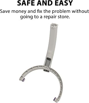 WH-1000XM5 Swivel Hinge Replacement Headband Hanger Bracket Parts Accessories Repair Kit for Sony WH-1000XM5 Headphone (Silver-Left)