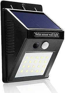 Luminária Solar Parede Sensor Presença Movimento 20 Leds 54020