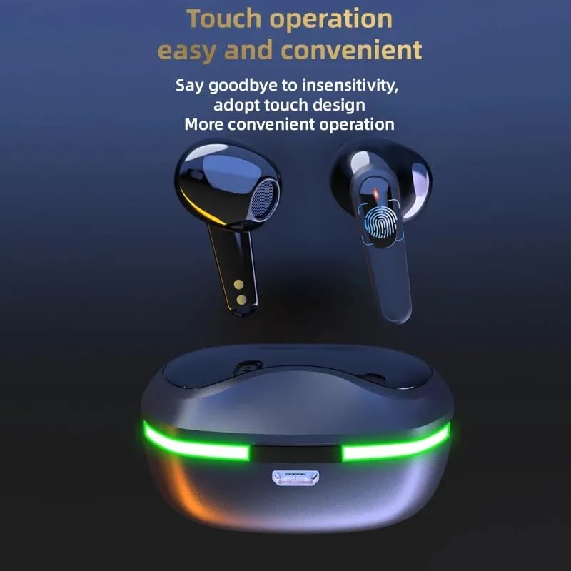 Pro 60 TWS Earbuds showing touch control area