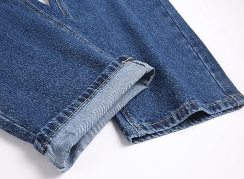 FREDD MARSHALL Stone Blue Baggy Jeans