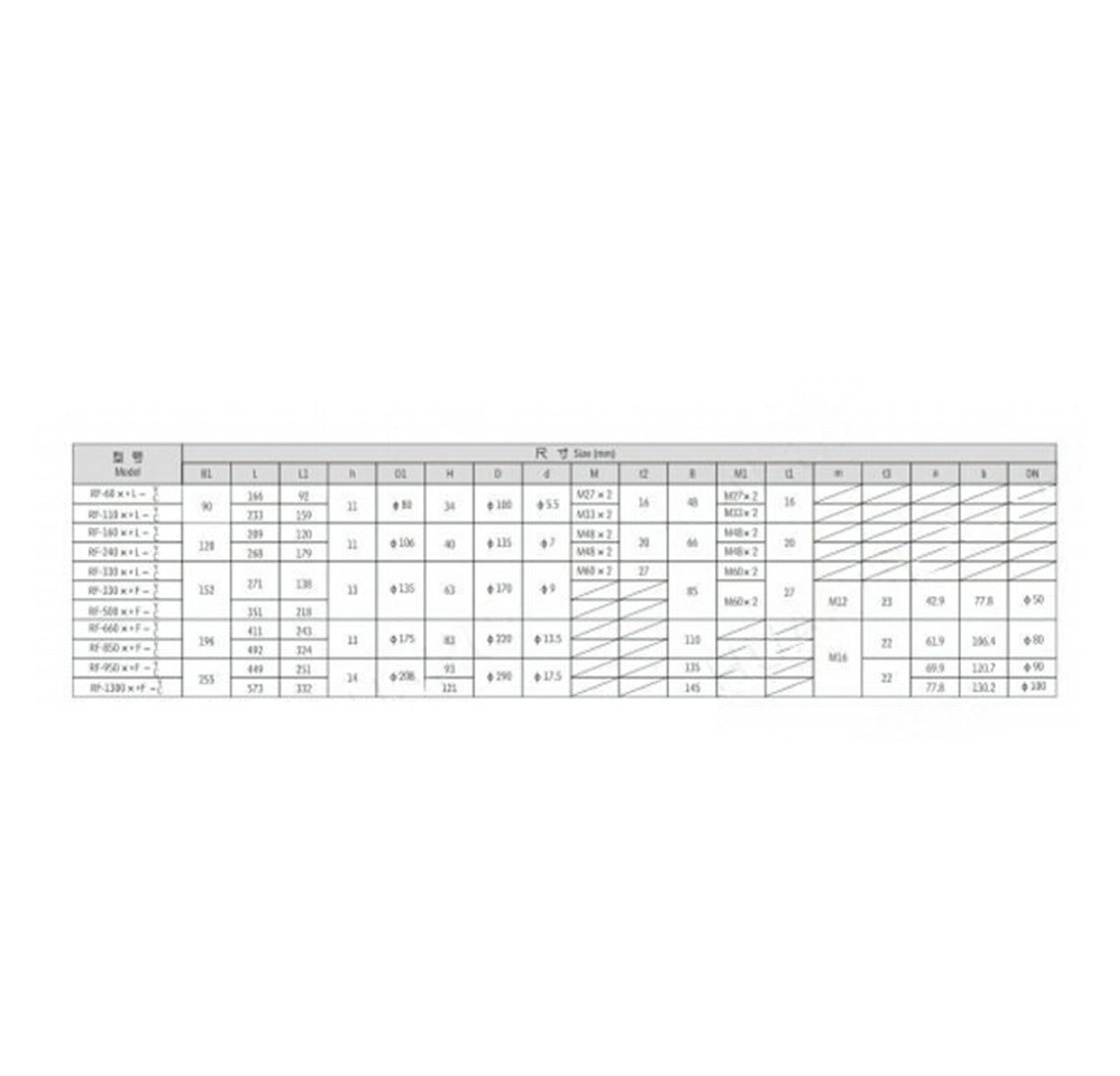 Filtre de retour hydraulique RF-330 * 10L, filtre à huile à retour droit