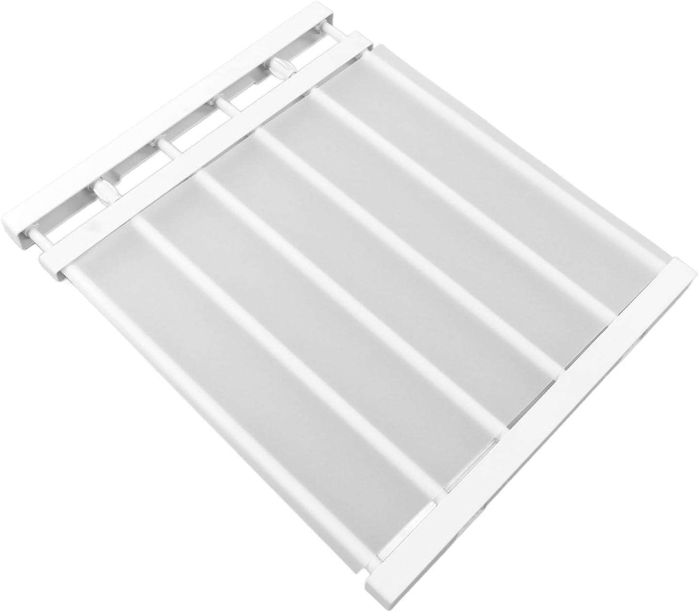 Adjustable Tension Shelf, Shoe Rack, Book Shelf, Expandable Closet Shelf, Installation Without Nails for Cabinet Wardrobe, Closet, Kitchen (50‑80cm / 19.7‑31.5in Length)