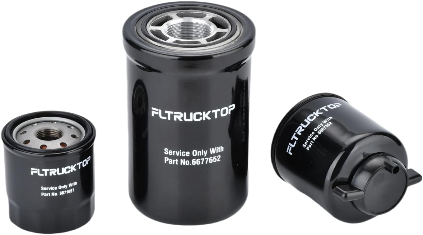 Maintenance Filter Kit Compatible with Bobcat Mini Track Loader MT52 MT55 MT85 MT100 Replace 6687262 6687263 6677652 6671057 6667352