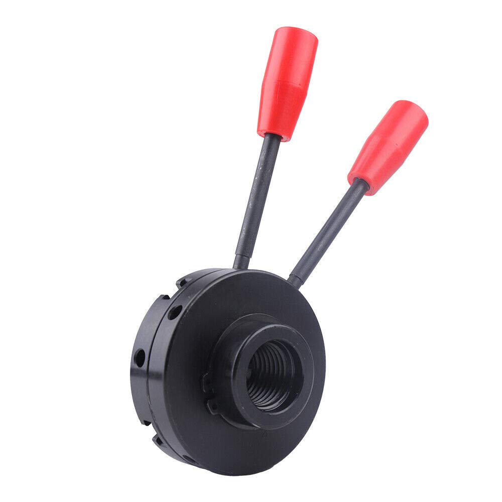Fabricante máquinas eléctricas Platos 4 Garras - Diámetro: 100 mm - M33 x 3,5 - Plato autocentrante - 4 croquetas - para torneado Banco - para Torno
