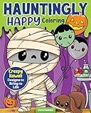 Hauntingly Happy Coloring: Creepy Kawaii Designs to Bring to Life (Design Originals) Coloring Book for All Ages with Disturbing Little Creatures So Creepy, They're Cute - Ghosts, Vampires, and More