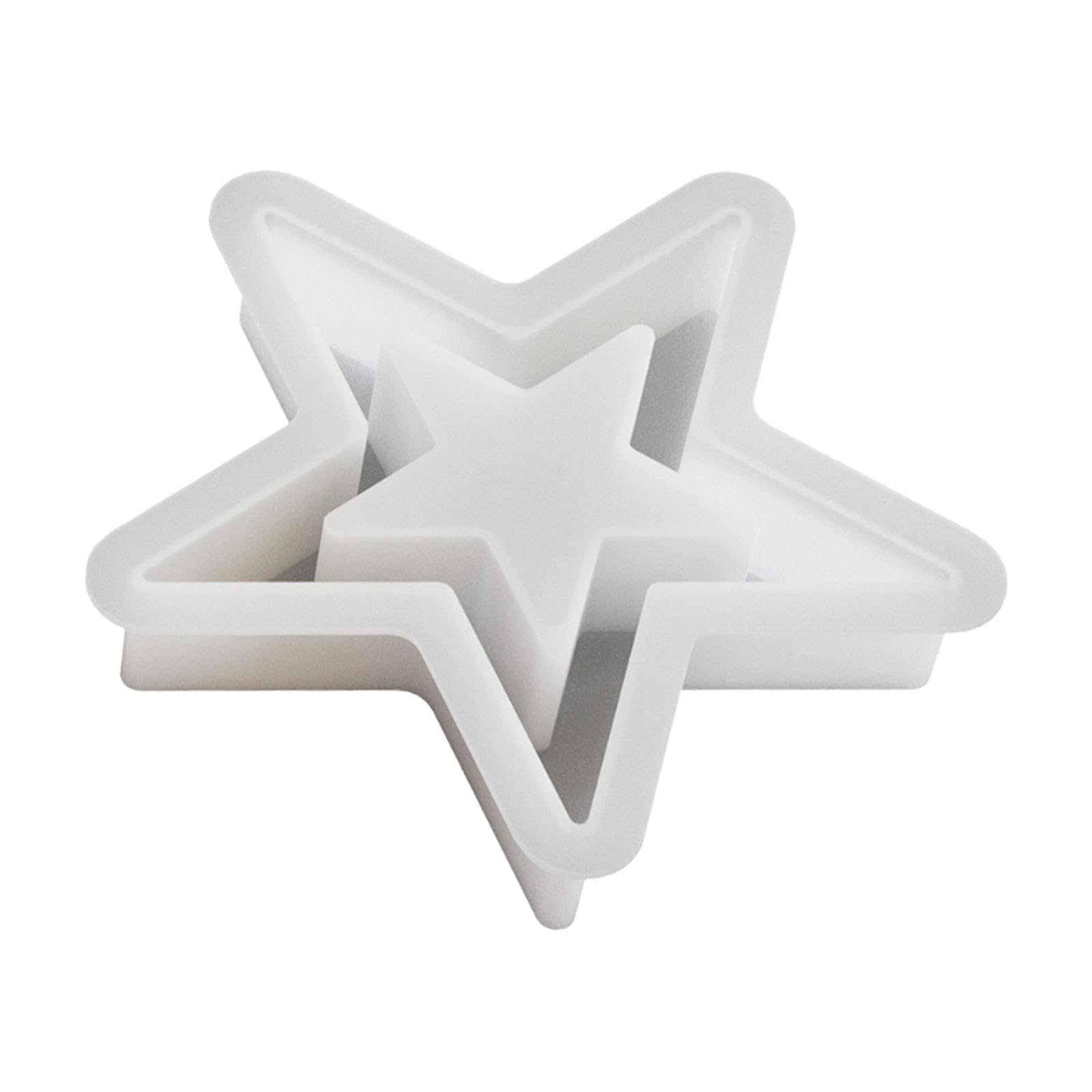 BNF® Star Shape Mould Handmade Silicone Casting Mould for Chocolate Candy Cupcake L-Home & Kitchen-Craft Materials-Metalwork-Casting Moulds-image-21