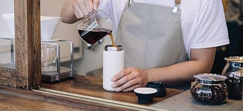 Vista 5 de Kinto - Botella térmica de viaje, S, Blanco