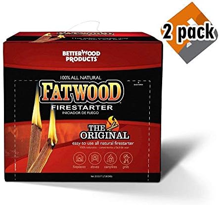 Wood Products 9910 Fatwood Box, 10 Pounds - Pack 2