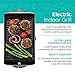 New House Kitchen Electric Smokeless Indoor Grill, Large Non-Stick Cooking Surface, Temperature Control for Smoke-Free BBQing, Dishwasher Safe Removable Water Tray, Portable Kitchen Griddle, Black