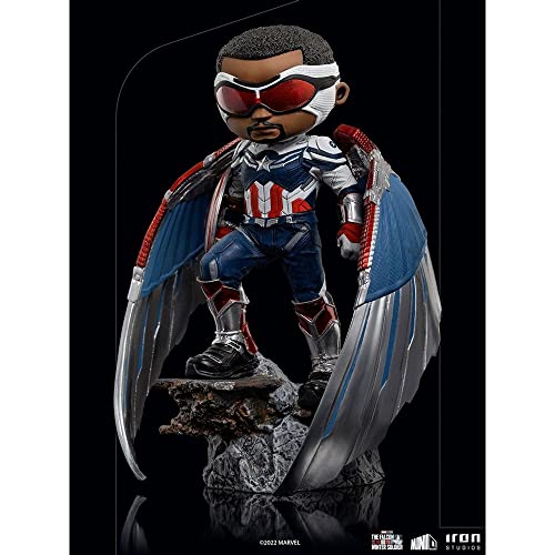 Estatua Captain America Sam Wilson MiniCo Iron Studios miniatura 6