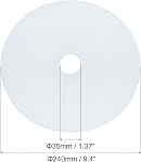 MECCANIXITY Filtre d'échappement universel pour sécheuse, coton 240x35mm Blanc pour les vêtements Filtre de remplacement de filtre 10