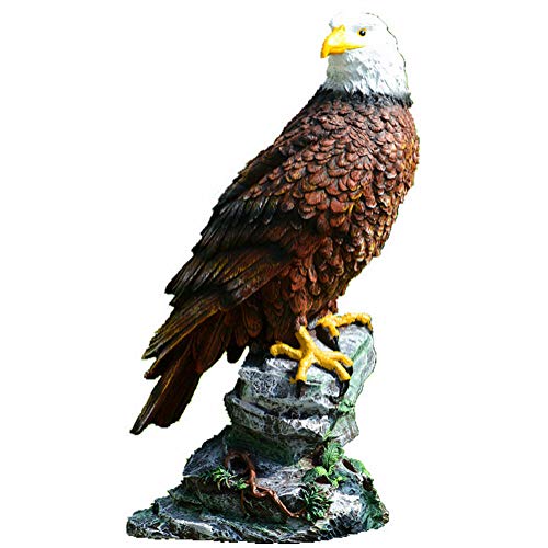 Yangyang Bald Eagle Résine Ornement Figurine Statue Jardin Paysage Décoration Cover