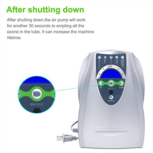 Wsta Portable Ozone Generator,Multipurpose Ozone Machine With Timer For Home,Room,Office,Hunting #TOP6