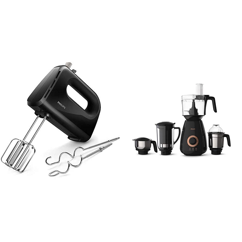 Buy Philips HR3705/10 300Watt Hand Mixer + PHILIPS HL7707/00 750W