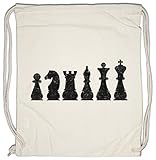 Turnbeutel Sporttasche mit robusten Zugbändern, praktisch als Rucksack tragbar. Kordeln bei allen Farbfarianten.