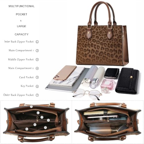 Image of CHICAROUSAL Crossbody Purses and Handbags for Women PU Leather Tote Top Handle Satchel Shoulder Bags