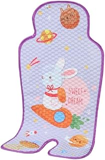 Necvior Stroller Seat Cooling Cushion Baby Carriage Summer Ice Silk Cool Mat Pram Seat Liner Toddler Dining Chair Breathable Pad Stroller Seat Liner Summer Universal Cooling