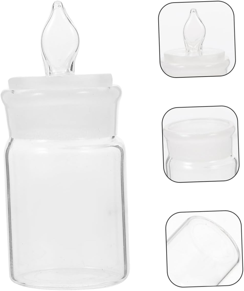 Cabilock Lab Weighing Bottle Glass Sampling Holder Essential Tool for Scientists and Students