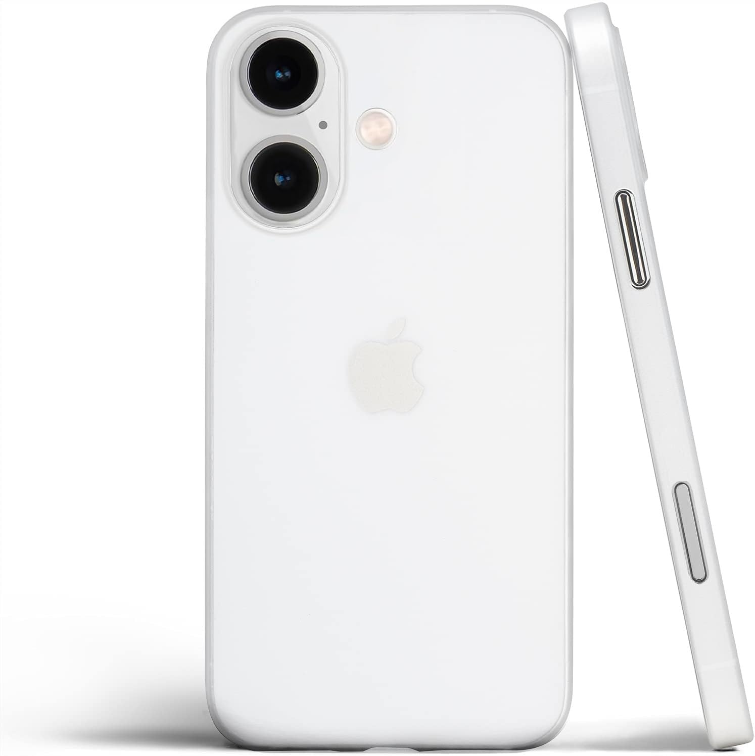 for iPhone Case Back Cover | Zero Drop Protection | Perfect for Minimalists | Ultra Thin Anti Scratch Matte Finish Case for iPhone (White) (iPhone 16)-image-16