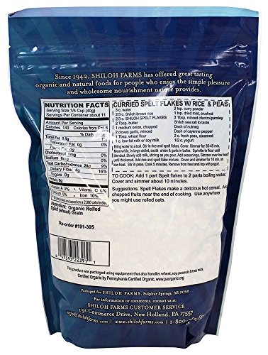 Shiloh Farms Organic Spelt Flakes - 16 oz