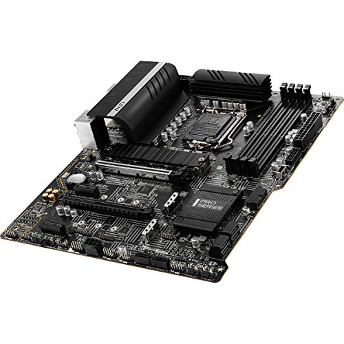 Image of MSI Z590-A PRO ProSeries Motherboard (ATX, 11th /10th Gen Intel Core, LGA 1200 Socket, DDR4, PCIe 4, M.2 Slots, USB 3.2 Gen 2, 2.5G LAN, DP /HDMI)