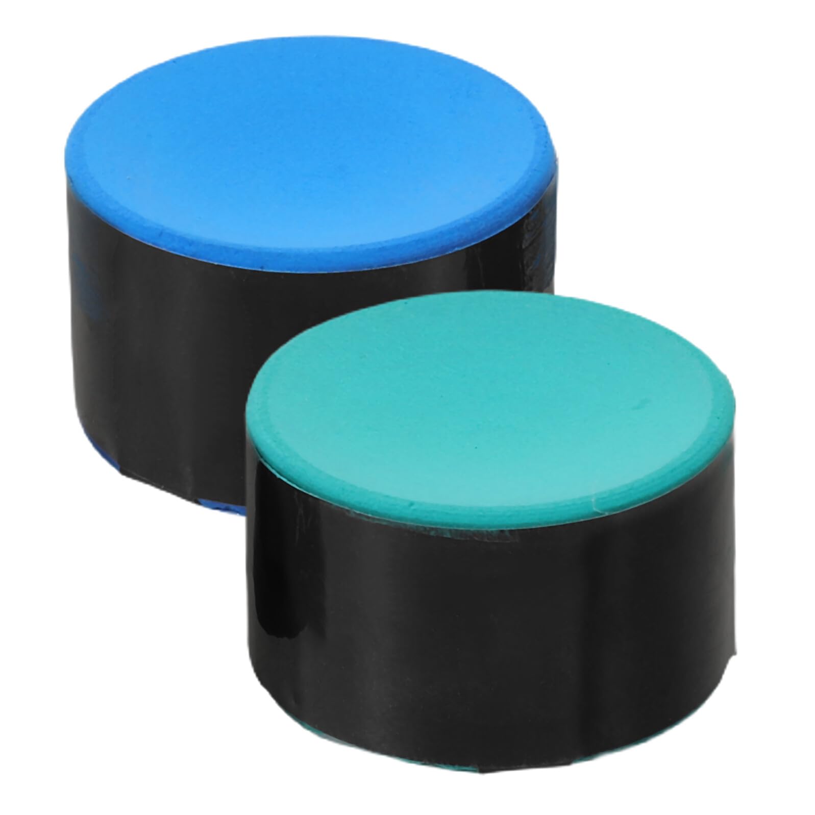 WOONEKY 2 Stück Billardkreide Schokoladenpulver Billardkreide Snookerkreide Runde Blaue Professionelle Für Bars