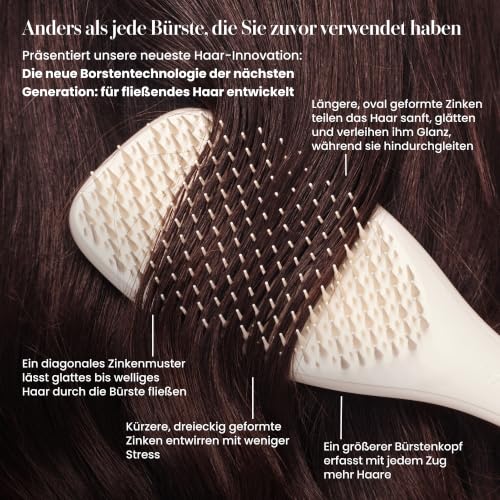 Tangle Teezer The Complete Carebrush – glattes bis welliges Haar – Ansicht 4