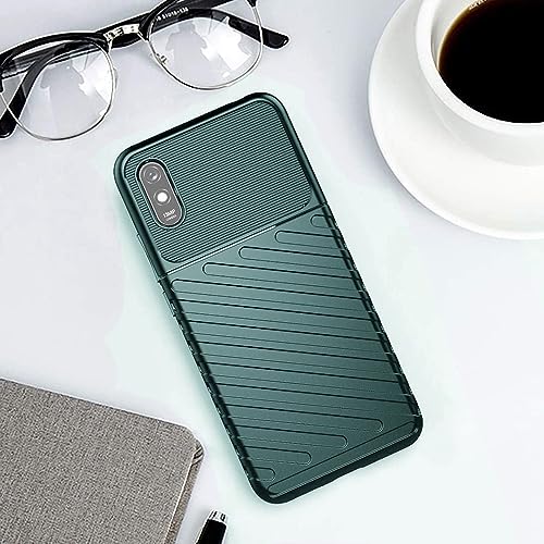 Image of Amazon Brand - Solimo Shockproof Mobile Cover Compatible with Mi Redmi 9A 4G / 9A Sport 4G / 9i 4G / 9i Sport 4G (360 Degree Protection | Protective Design | Anti-Scratch Tough Slim TPU Case), Green