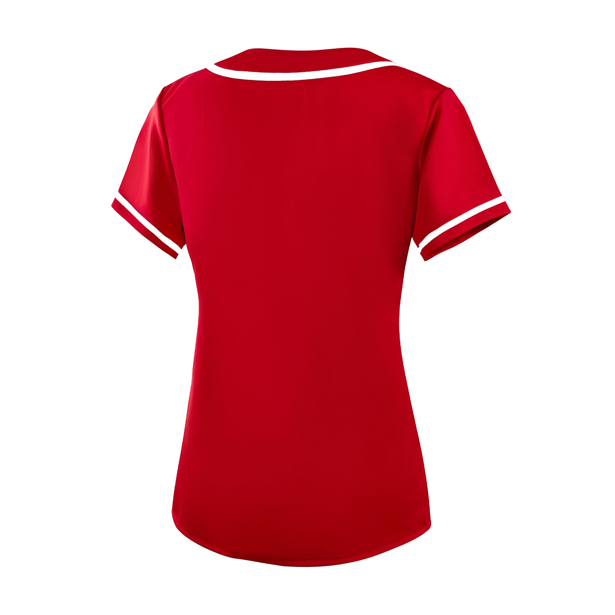 EALER BJW80 Series Women's Baseball Jersey Softball Jersey Button Down Shirts