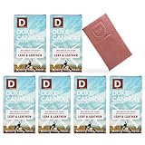 Duke Cannon Supply Co. Big Brick of Soap Bar for Men, LEAF & LEATHER - Extra Large, Masculine Scents, All Skin Types, Paraben-Free, 10 oz (Pack of 6)
