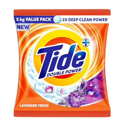 Tide Plus Detergent Washing Powder - 5kg (4kg +1kg free) Lavender