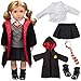 Dress Along Dolly Hermione Granger- Inspired Doll Clothes for American Girl Dolls: 6pc Hogwarts-like School Uniform with Robe