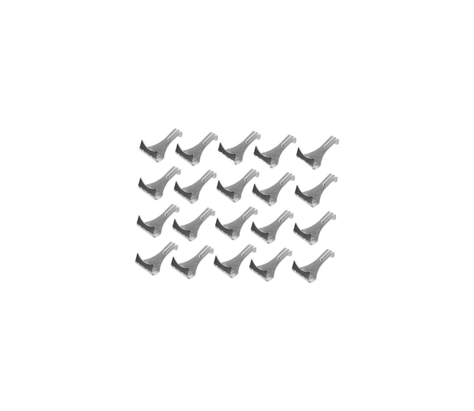 FGJsfhrDTU Picture Hanging Hooks, Silver 5.8x2.9x0.01cm 20 Pcs