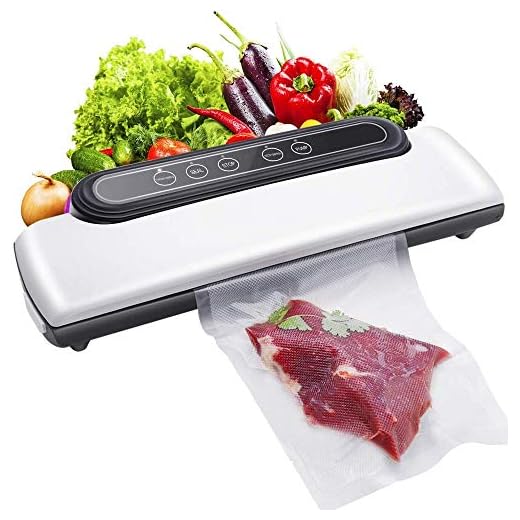 Bonsenkitchen Bolsas de Vacio para Alimentos, Rollos al Vacio Gofradas para para Conservación de Alimentos y Sous Vide Cocina & Boilable (50 Bolsas 15x25cm) - VB8905