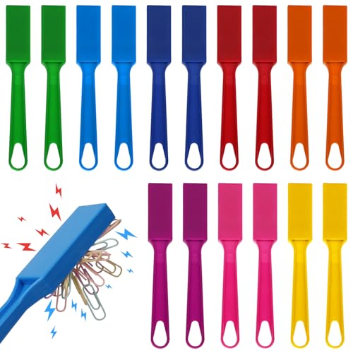 SAYAYA 16 PCS Magnetic Bingo Wands 7.87 Inch Colorful Magnet Sticks for Bingo Chips, Family Game Night, Science Learning, Counting Activities, and Educational Fun, Classroom Supplies