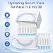 30 Pcs 3% Hyaluronic Acid Serum Tubes, Single-Use Ultra-Hydrating Essence Smoother Skin, Hydrating Serum Vials for Face (1.2 ml)*30
