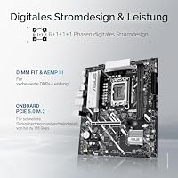 ASUS Prime B860M-K Mainboard Sockel Intel LGA 1851 – Ansicht 3